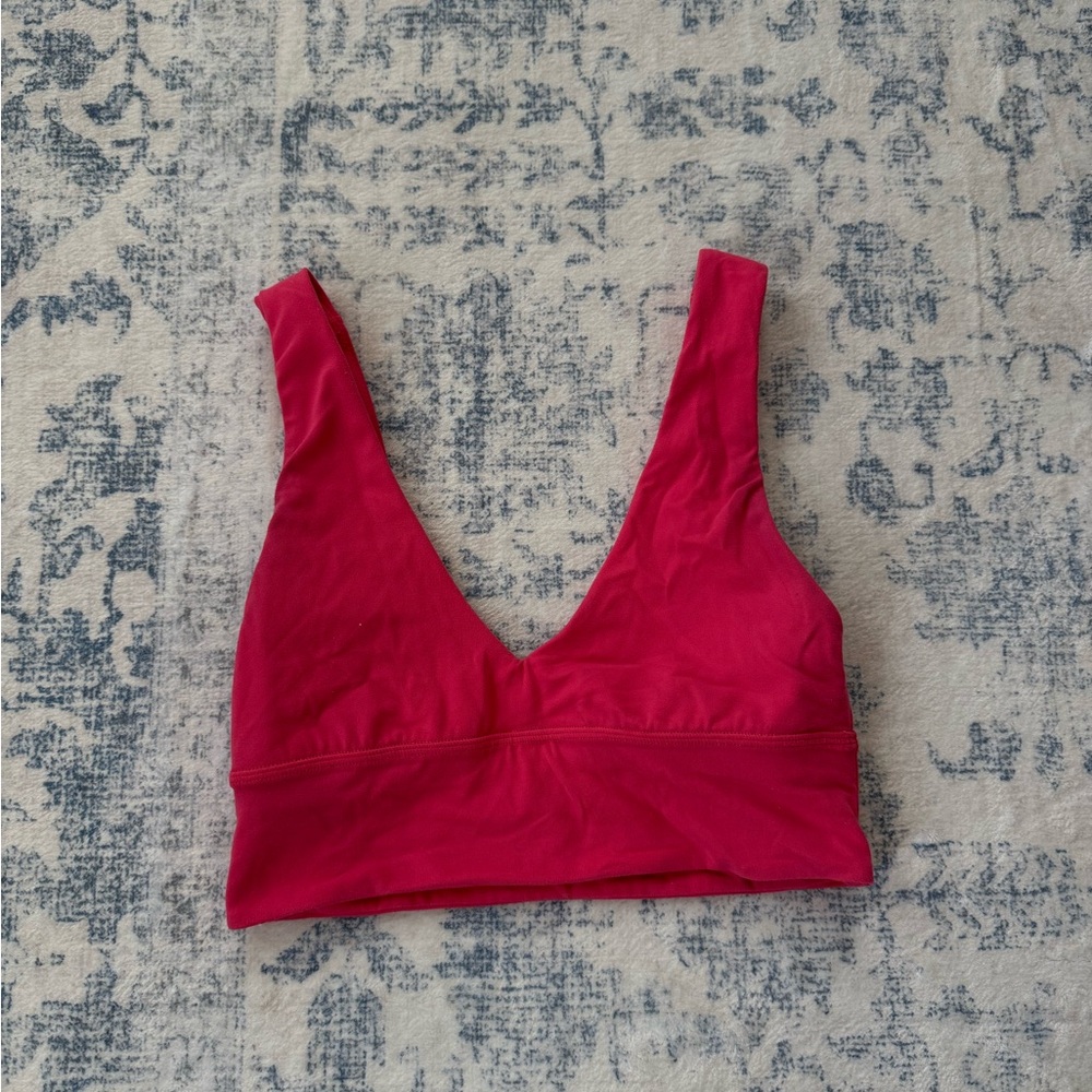 Lululemon V Pink Sports Bra